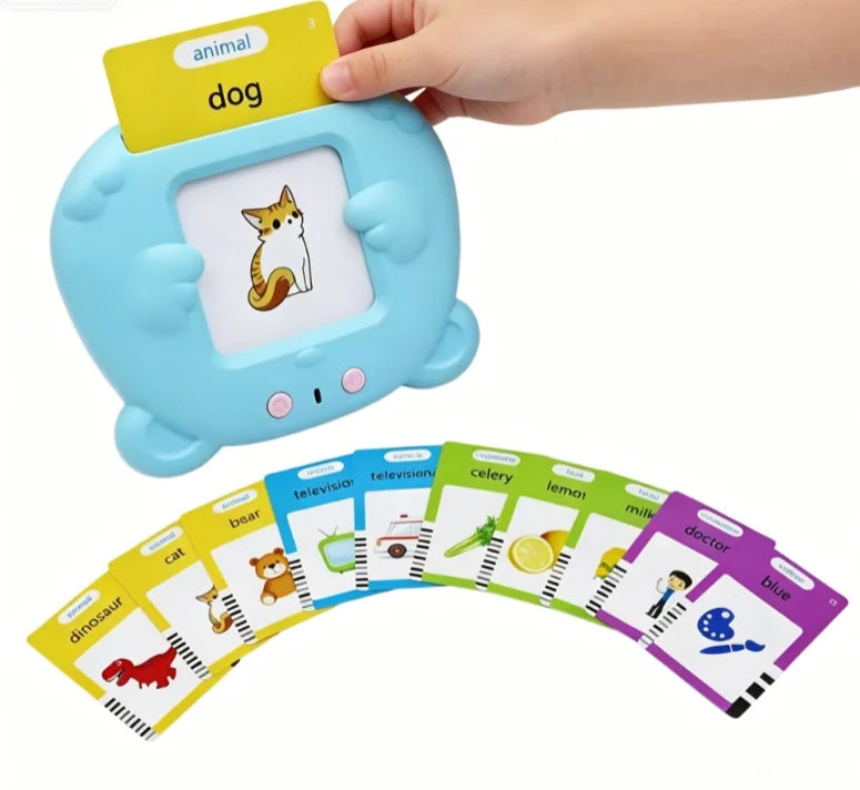 Custom Language English Spanish Boys' Plastic Learning Toys Talking Flashcards for Kids Aged 2-7