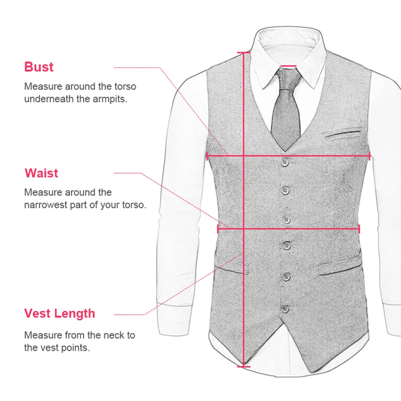 Classic Dark Brown Wedding Men Vests Suit Waistcoat Formal Sleeveless Jacket Tailor-made Slim Peak Lapel Groom  DoubleBreasted