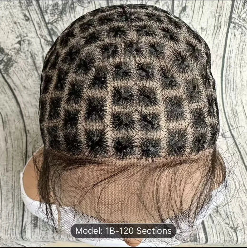 Braided Wig Cap for Sewing Crochet Braids Full Double Lace Wigs Brazilian Hair Baby Hair Crochet Wigs Caps for Women