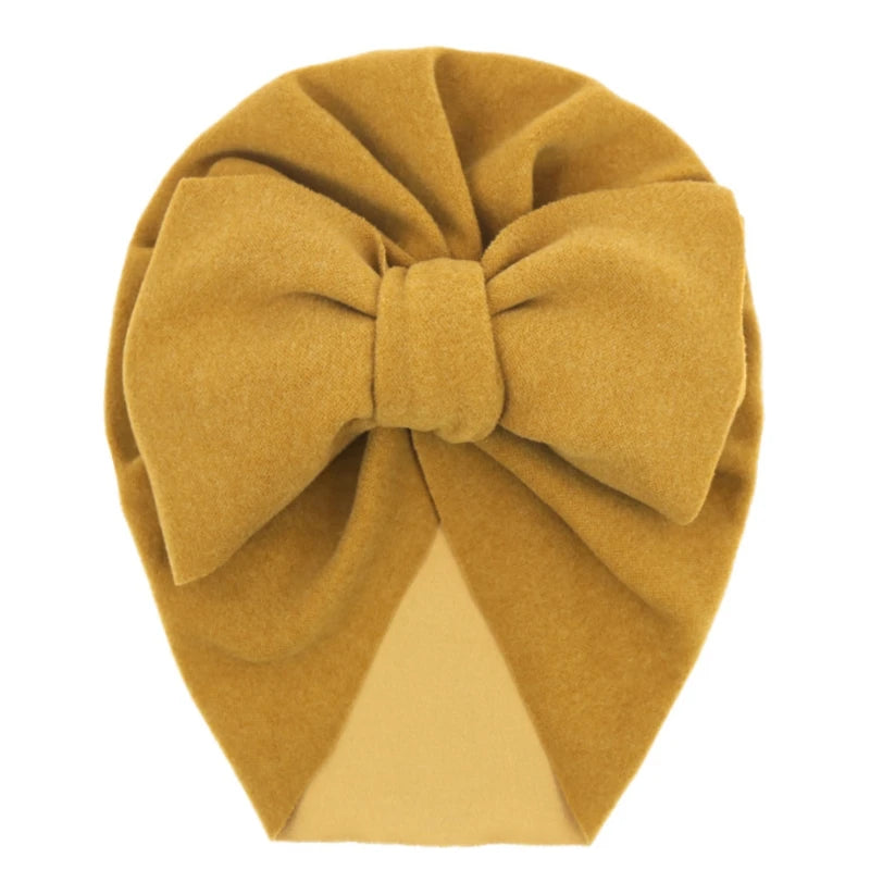 Baby Hat Girls Bows Turban Hats Infant Photography Props Cotton Kids Beanie Baby Cap Accessories Children Hats Newborns Bonnet