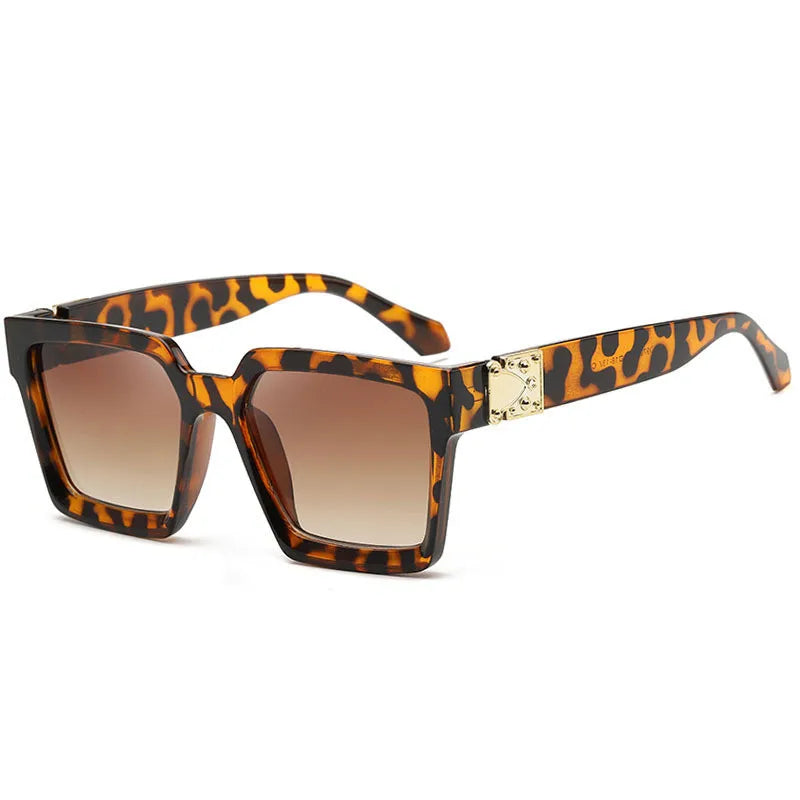 Sunglasses Square Women Sun Glasses Female Eyewear Eyeglasses Plastic Frame Clear Lens Shade Fashion Driving Sunglasses for men