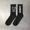 Anime Socks Men Women Couples Grimace Tall Hip hop Wild Happy Funny Street Fashion Cartoon Korean College Style Basketball Socks