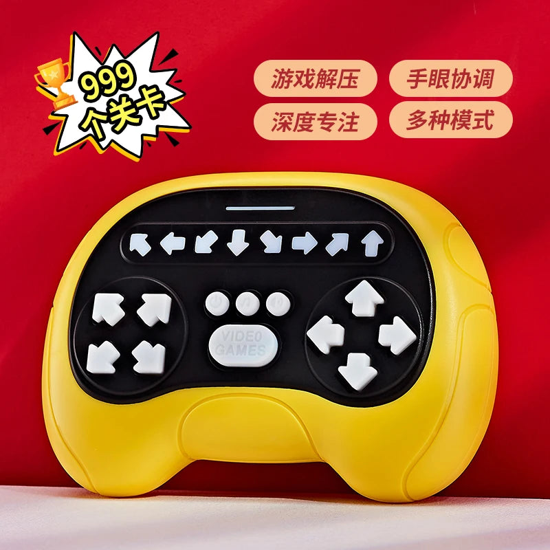 ZLang Dancing Handheld Memory Game Finger Sensory Training Education Toys Kids Toys Quick Push Games Queeze Controller Toy