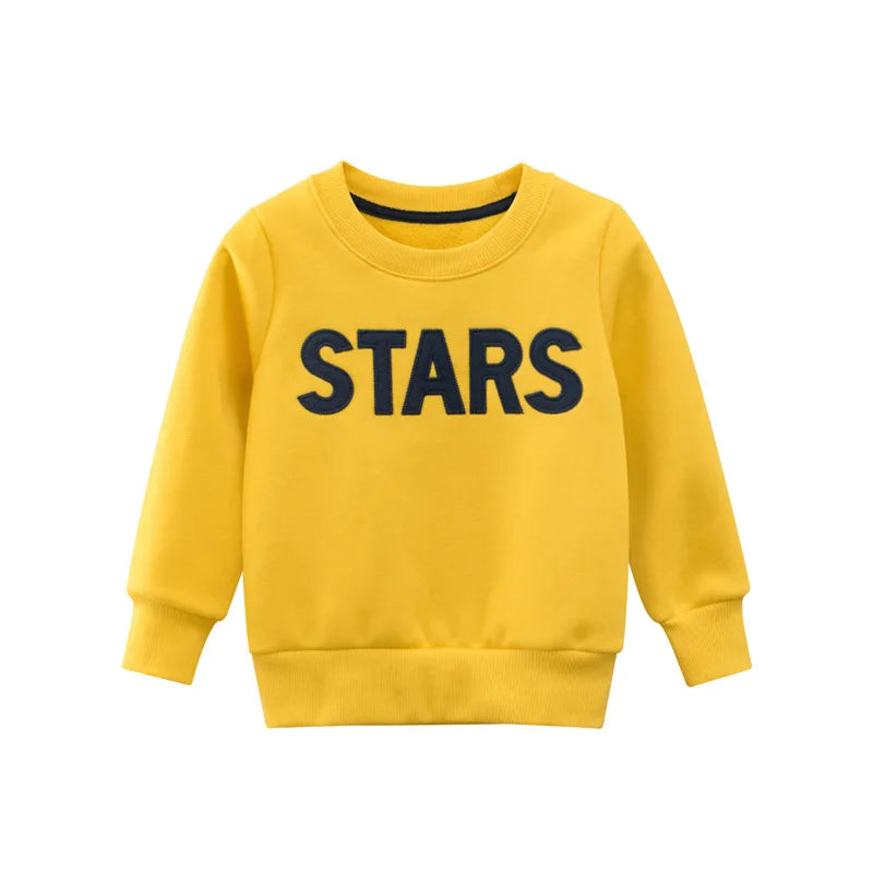 Kids Sweatshirts Coat Autumn Winter New Arrival for Boys & Girls Letter Print Sport Casual Outwear Children's Sweater Clothes