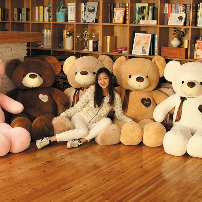 Genuine Customized Hoodies Bear Plush Toy Ribbon Teddy Bear Doll Cuddle Bear Dolls Girl Gift Shop Wholesale