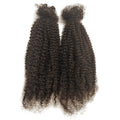 Jiffy Afro Kinky Human Hair Bulk for Braiding Micro Twist Hair Locs Extensions Natural Black Human Hair Cheveux Humains