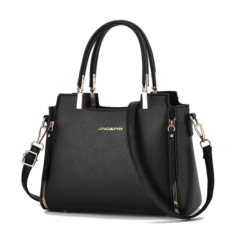 2024 New Crocodile Pattern Large Capacity Versatile Fashion Retro Simple Elegant Temperament Women's Shoulder Bag