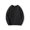 Men Fitted 100% Cotton Hoodie Sublimation Black Long Sleeve Hoodies