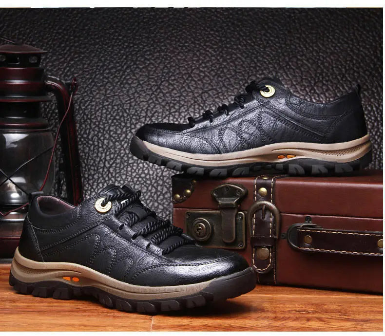 High Quality Waterproof Zapatillas Deportivas PU Upper Running Shoes Male Men Hiking Shoes Trainers Sneakers