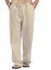 Liu Ming Hot Selling Wholesale 2025 Fashion Men Clothing Cotton Linen Casual Streetwear Pants Loose Trousers