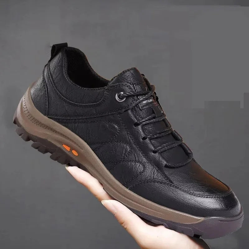 High Quality Waterproof Zapatillas Deportivas PU Upper Running Shoes Male Men Hiking Shoes Trainers Sneakers