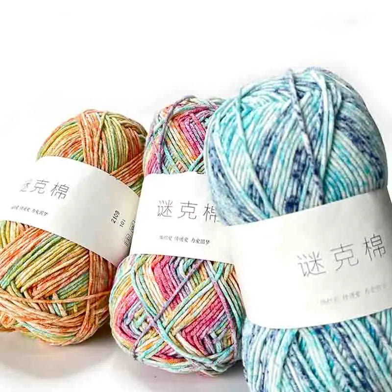Factory Directly Supply 5ply Crochet Yarn Milk Cotton Acrylic Yarn for Baby Knitting Sweater Yarn