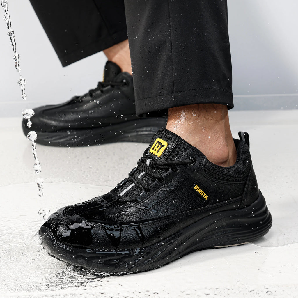 GUYISA Breathable Chef Shoes Mesh Knit Upper Kitchen Work Sneakers Men Women