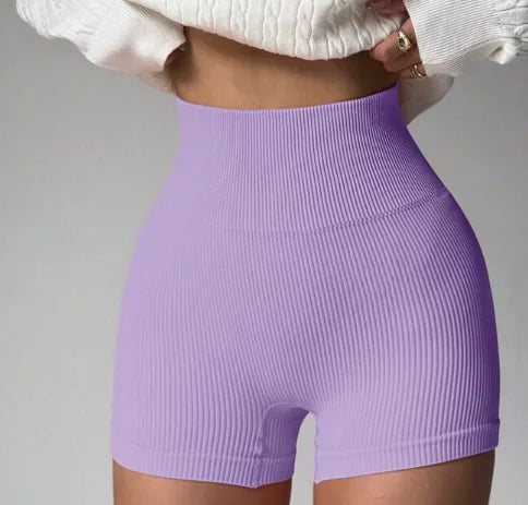 Seamless Wideband Waist Sports Shorts Women Sweat Short, Gym Short, Biker Short