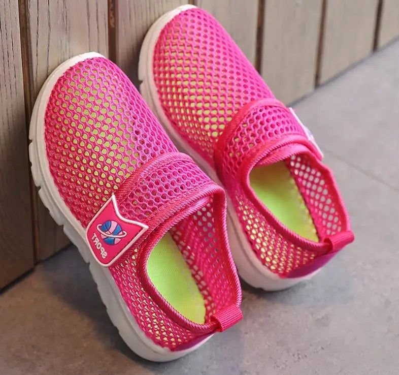 Kids Sport Shoes Lightweight Children Shoes for Girls Boys Breathable Mesh Infant Baby Sneakers  Size21-38