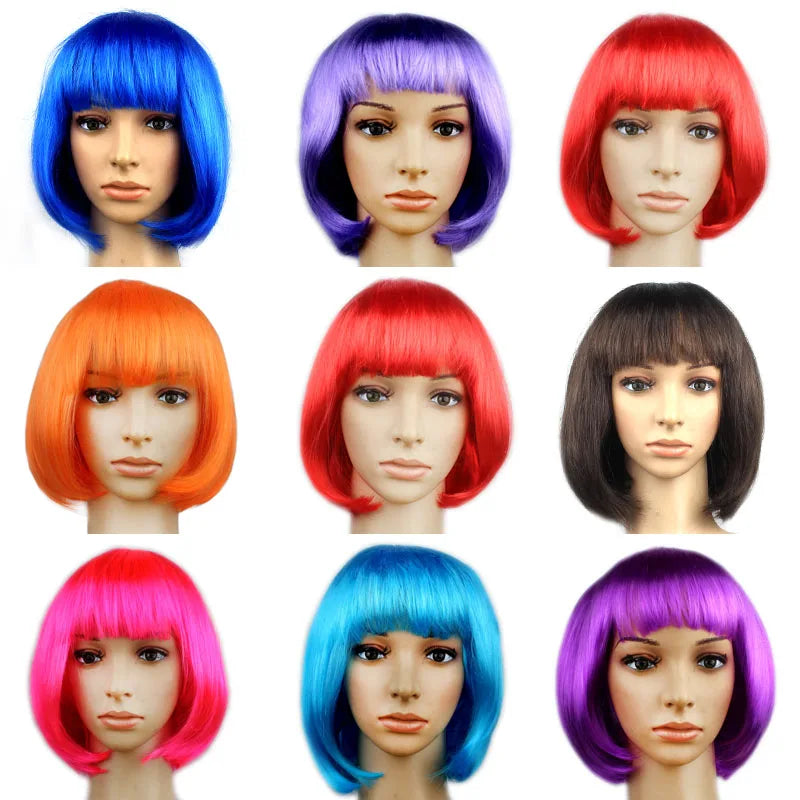 Luxury Design High Temperature Synthetic Wigs Straight Synthetic Hair Wigs for Women