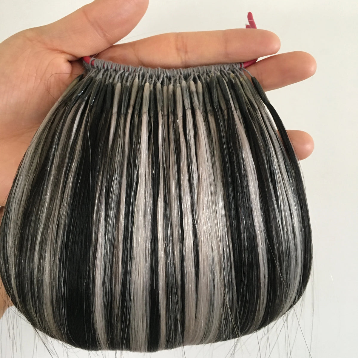 Wholesale Keratin Tip Hair  Suppliers Korea Popular Cotton String Twins Tip Hair Extensions Hot Sale in Korea