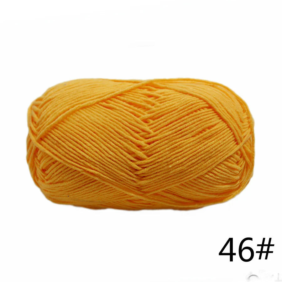 Factory Directly Supply 5ply Crochet Yarn Milk Cotton Acrylic Yarn for Baby Knitting Sweater Yarn