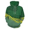 Unisex Essentials Hoodie Polynesian Tribal Tattoo Design Lime Green Men Hoodies