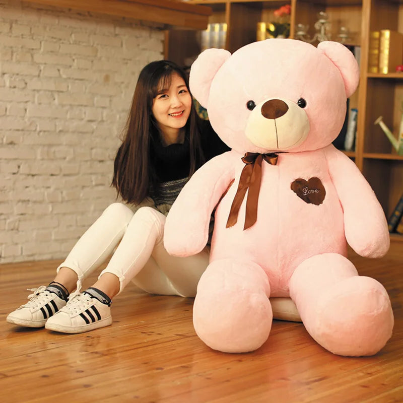 Genuine Customized Hoodies Bear Plush Toy Ribbon Teddy Bear Doll Cuddle Bear Dolls Girl Gift Shop Wholesale