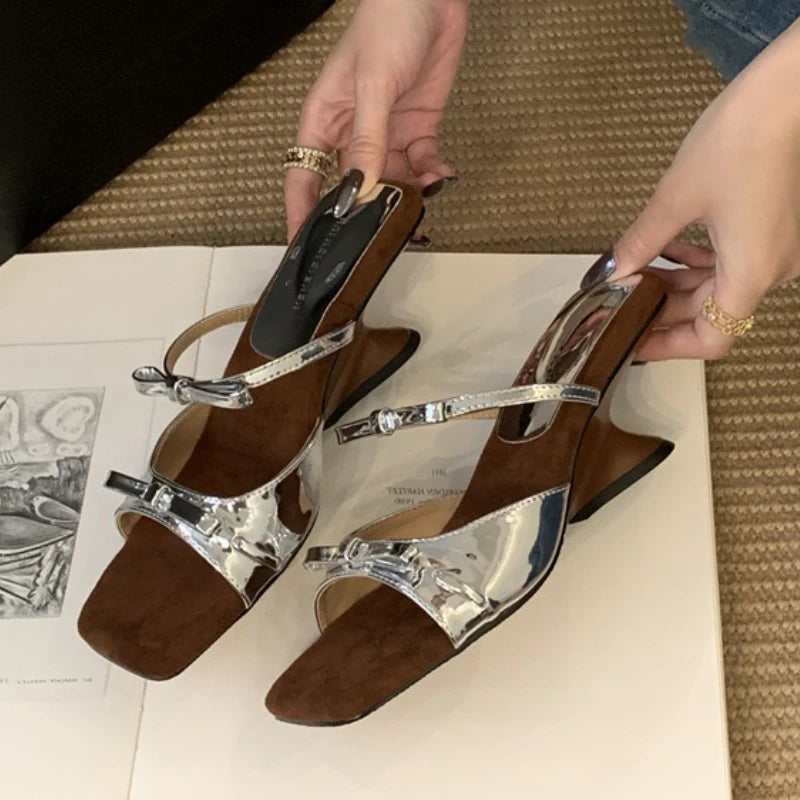 5CM Low Tacones Para Los Zapatos New Trendy Fashion Slipper Elegant High Heels Women's Pumps  Shoes