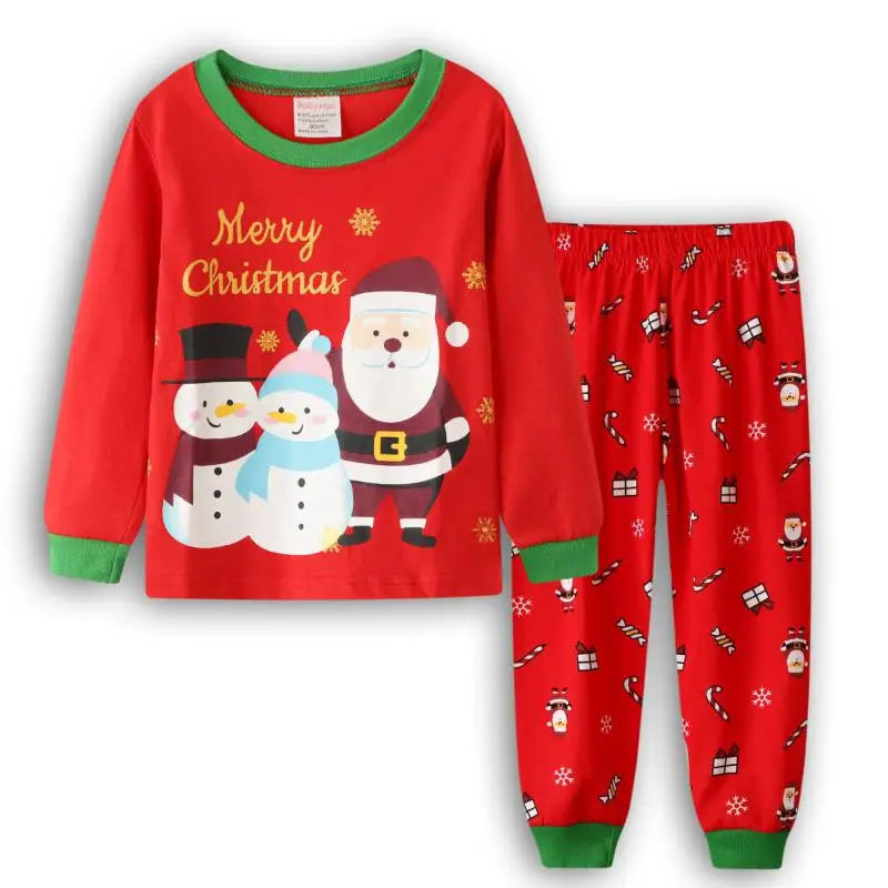Excavator Children Pajamas Sets Kids Sleepwear Suit Sleeved T-Shirts Trousers Boy Clothes Pj's Infant Pijama Fashion Tops Pant