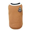Pet Clothing Custom Dog Winter Warm Clothing Preppy Style Pet Vest Matching Color Cat Sweater