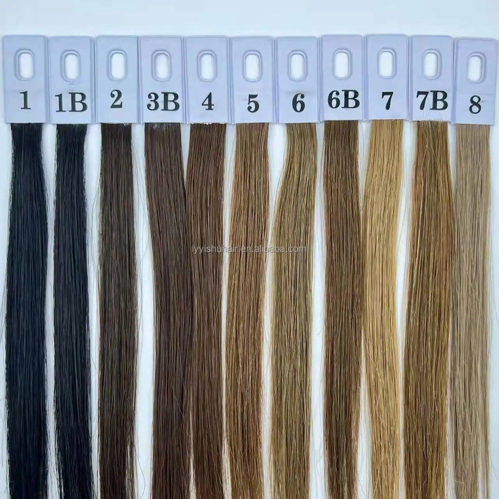 Wholesale Keratin Tip Hair  Suppliers Korea Popular Cotton String Twins Tip Hair Extensions Hot Sale in Korea