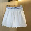 Yoga Stretch Shorts Women Shorts Luxury Waist Elastic Band Letters Shorts Casual Lady Yoga Slimming Wide Leg