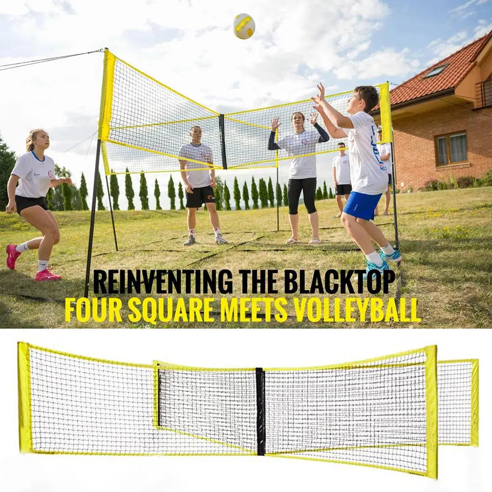 Multi-player Cross Volleyball Net Sports Equipment Team-Game Training Indoor Outdoor Sports High Durable Quality