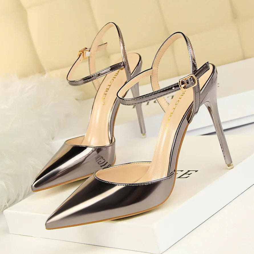 Tacchi a Spillo Sexy High Quality Pointed Toe Pumps Fashion Elegant Ladies High Heels Shoes for Women