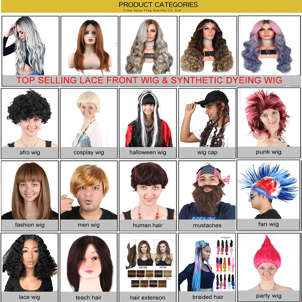 Men's / Women's Synthetic Short Afro Curly Blonde Wig Halloween Costume Party Cosplay High Temperature Fiber