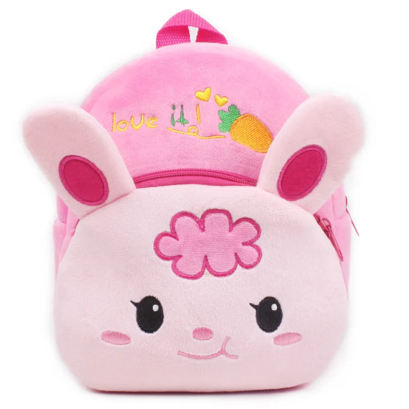Frog Mini Schoolbag Baby Backpack Children's Shool Bags Kids Plush Backpack for Birthday Christmas Gift