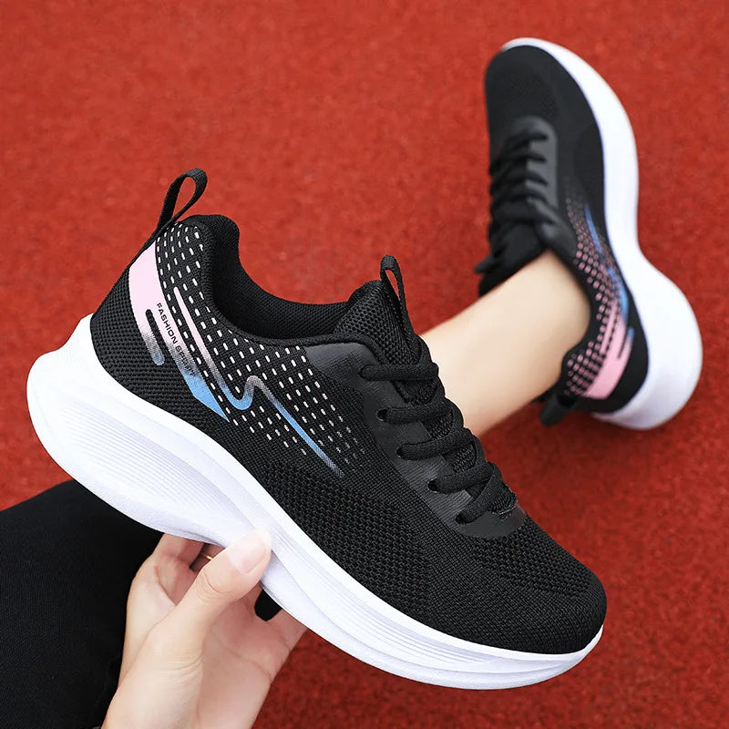 New Hot Sales Light Weight Breathable Sport Fashion Casual Sneakers Mesh Upper Insole for Comfortable Autumn Summer