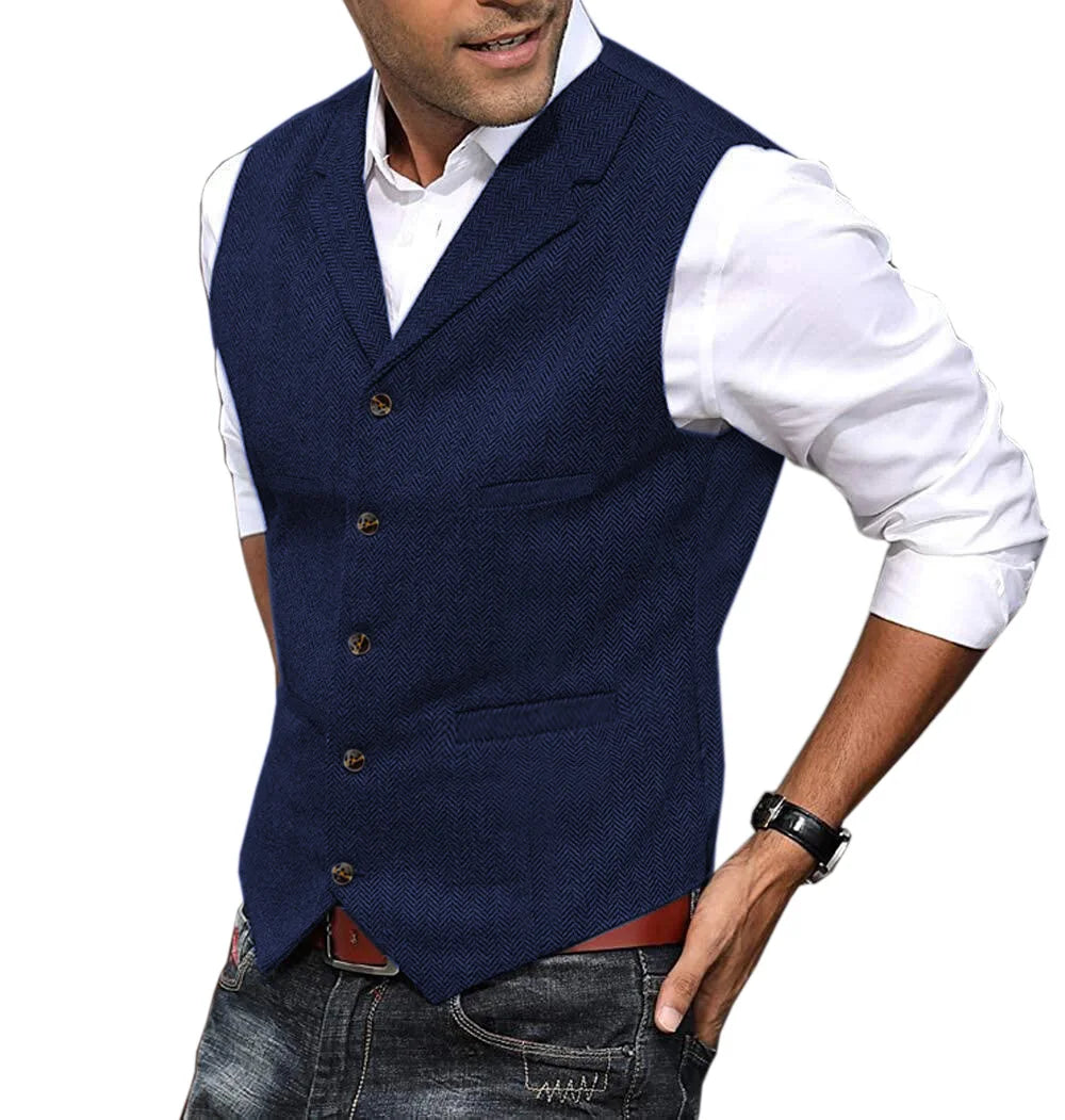 Casual Mens Brown Vest Silver Slim Fit V Neck Tuxedos School Party Green Waistcoat For Wedding Banquet Nightclub