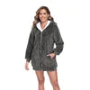 Free Shipping Athletic Zip up Hoodie Heavy Zip up Hoodie Long Zip up Hoodie Red Women