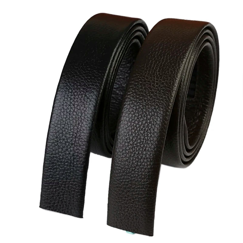 Good Quality Automatic Buckle Belt No Buckle Belt Body Strap Without Buckle Belts For Men Male Belts