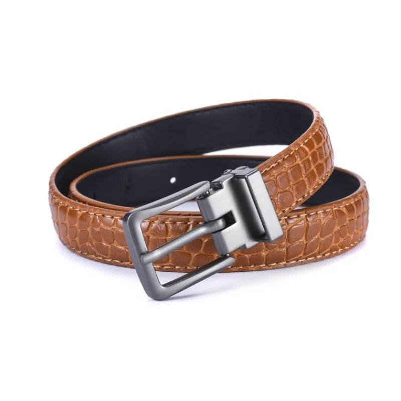 Fashion Children's Belts Boys Girls Luxury Designer Teenage Pin Buckle Belt High Quality Children Military Training Waist Belt