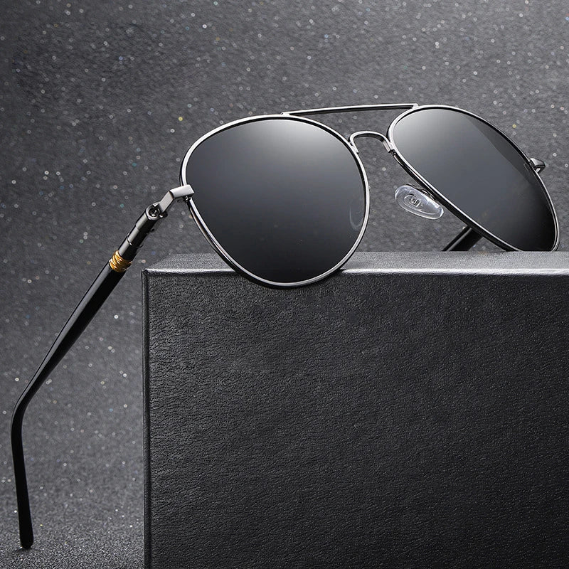 Men's  Sunglasses Men Women Driving Pilot Vintage Sun Glasses Brand Designer Male Black Sunglasses For Man Women