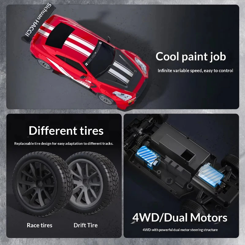 Top Speed 20km/h Mini Racing Drift Model 1:20 Scale 2.4G 4-channel Ready to Use Indoor and Outdoor Children's Toys