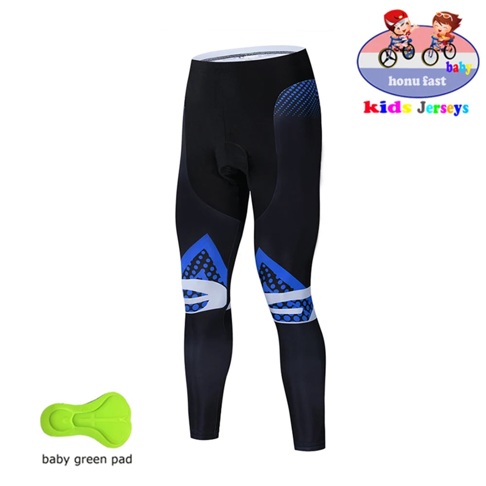 High Quality Kids Cycling Clothing Summer Kids Jersey Set Biking Long Sleeve Clothes Suit MTB Children's Cycling Wear 2021