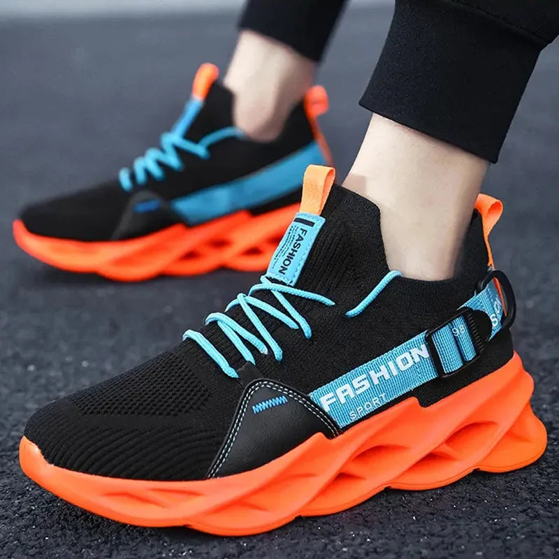 Hot Fashion Men Anti-slip Sports Shoes Shock-absorbing and Skid-resistant Sneakers Casual Custom Sneakers Shoes