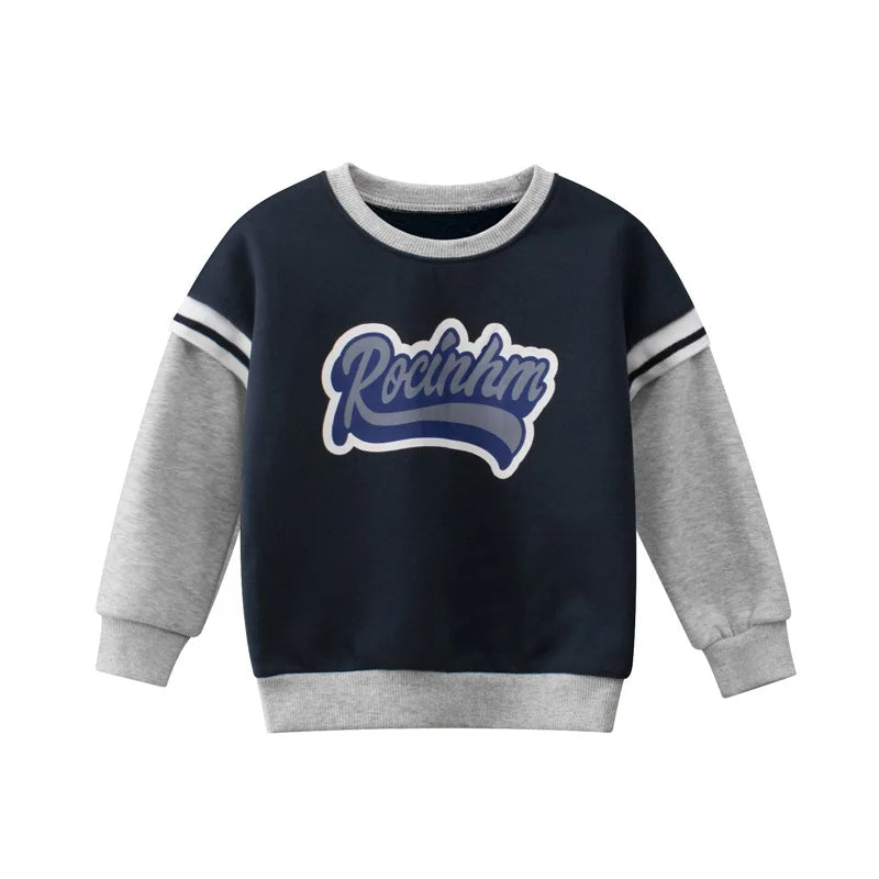 Kids Sweatshirts Coat Autumn Winter New Arrival for Boys & Girls Letter Print Sport Casual Outwear Children's Sweater Clothes