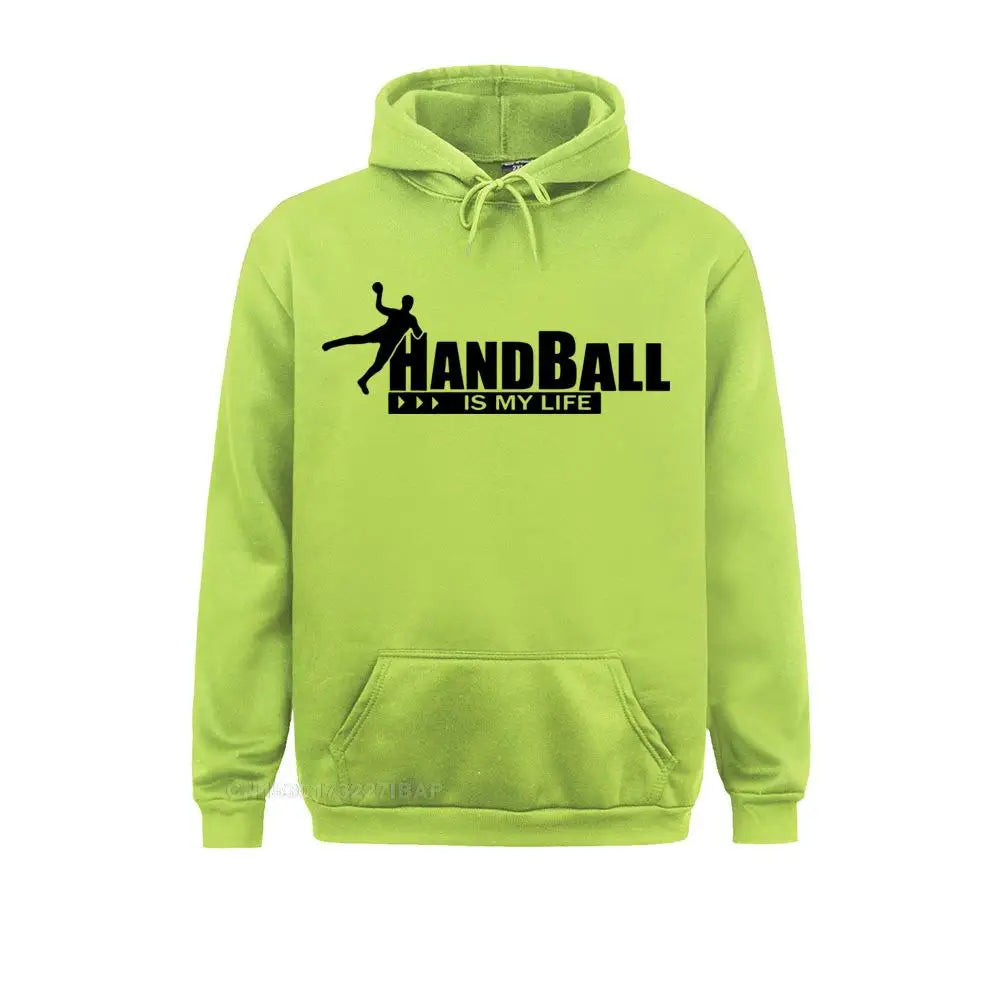 Men Handball Is My Life Creative Mens Harajuku Hoodies Sportswear Anime Casual Tshirt Camisetas Masculina
