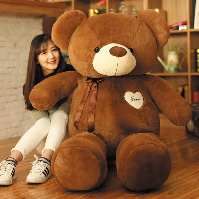 Genuine Customized Hoodies Bear Plush Toy Ribbon Teddy Bear Doll Cuddle Bear Dolls Girl Gift Shop Wholesale