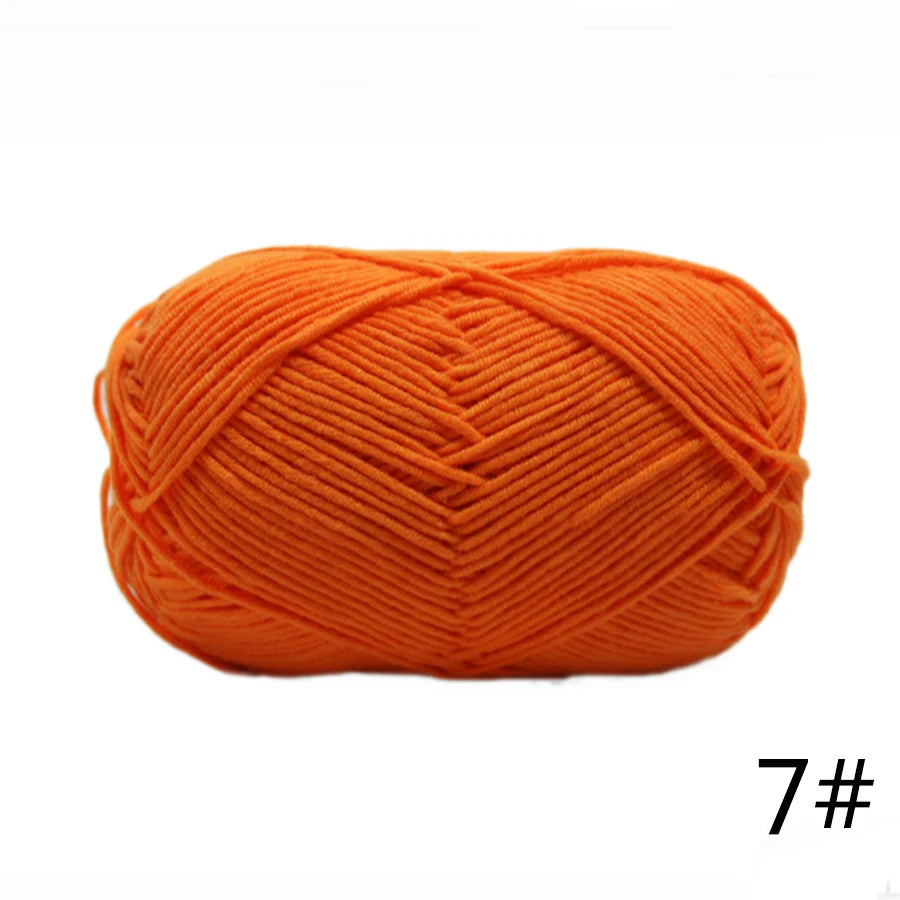 Factory Directly Supply 5ply Crochet Yarn Milk Cotton Acrylic Yarn for Baby Knitting Sweater Yarn
