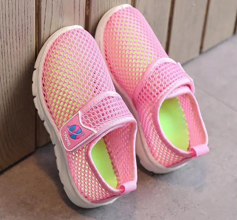 Kids Sport Shoes Lightweight Children Shoes for Girls Boys Breathable Mesh Infant Baby Sneakers  Size21-38