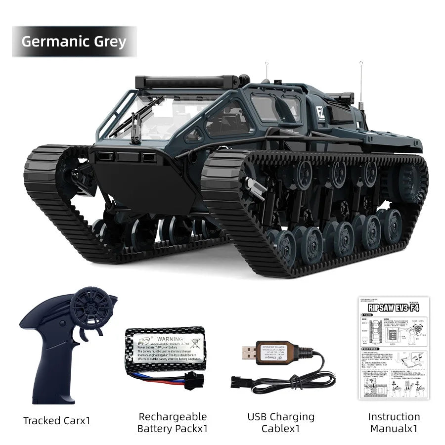 C8812 1:16 Full Scale Cool Light Drift Stunt RC Crawler Remote Control Car Tracked Vehicle Toy RC Remote Control Drift Car