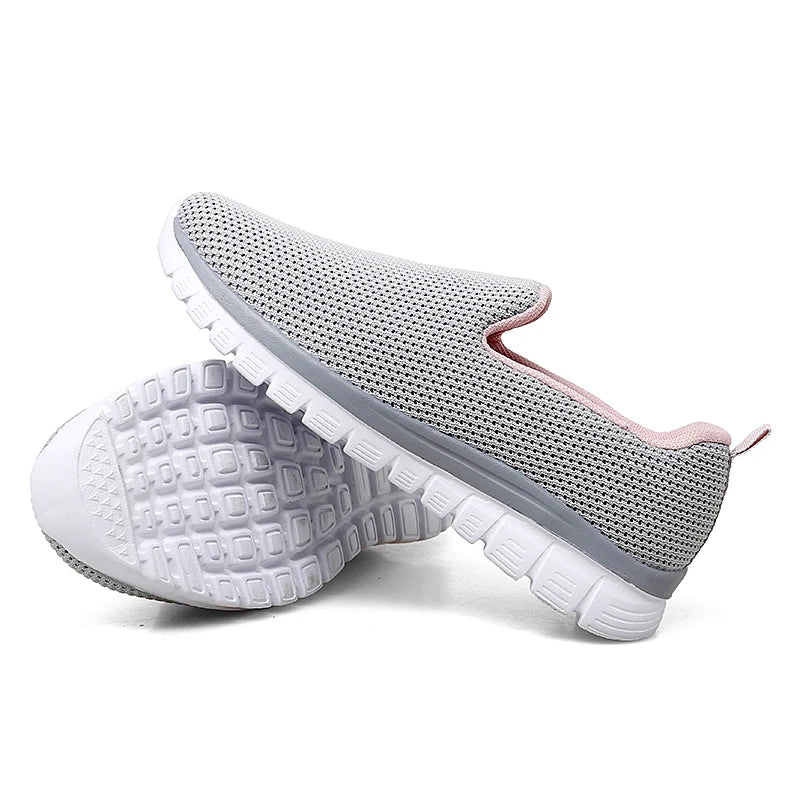 2021 New Spring Summer Women Sneakers Flats Slip On Shoes For Women Sport Comfortable Walking Lightweight Big Size Dropshipping