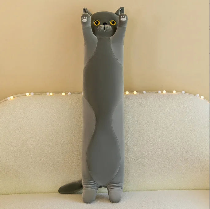 Hot Selling Throw Pillow Long Cat Doll with Sleeping Doll  Plush Toys Stuffed Animals for Girls